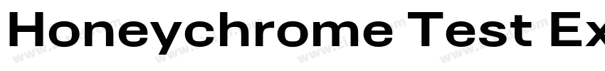 Honeychrome Test Ext字体转换